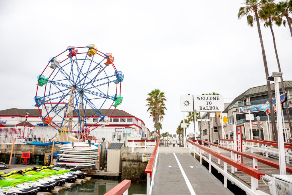 Balboa Fun Zone Ferris wheel in California